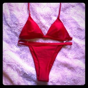 Cheeky Red Bikini